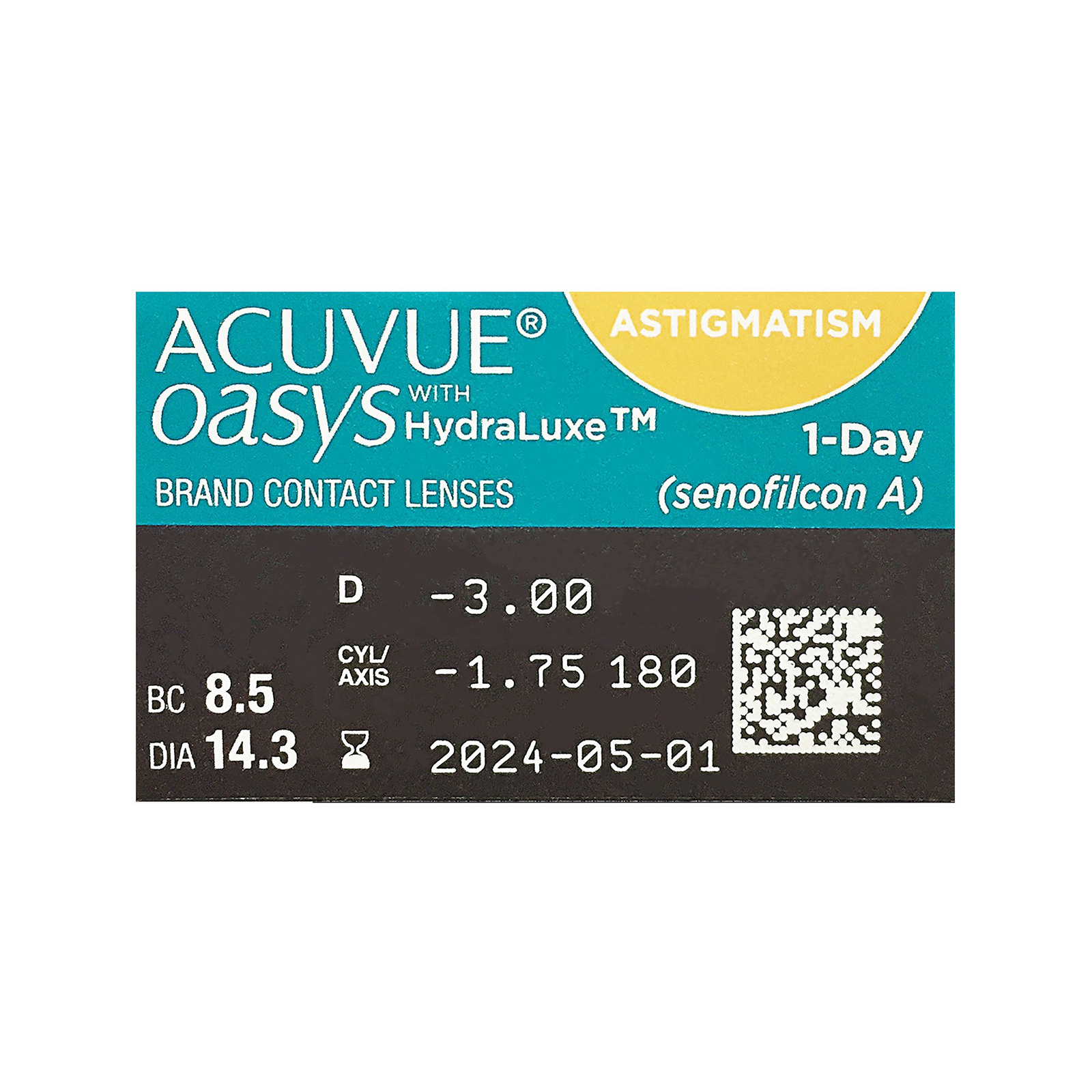 Acuvue Oasys 1-Day With HydraLuxe for Astigmatism